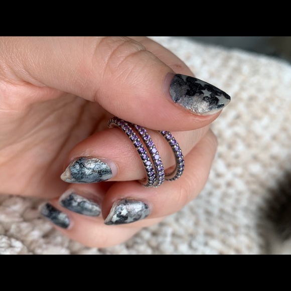 Retired Pandora Purple Ring - Picture 3 of 6